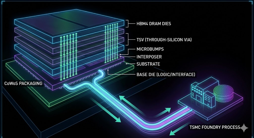 HBM4 TSMC 파운드리 공정 도입과 원가 구조