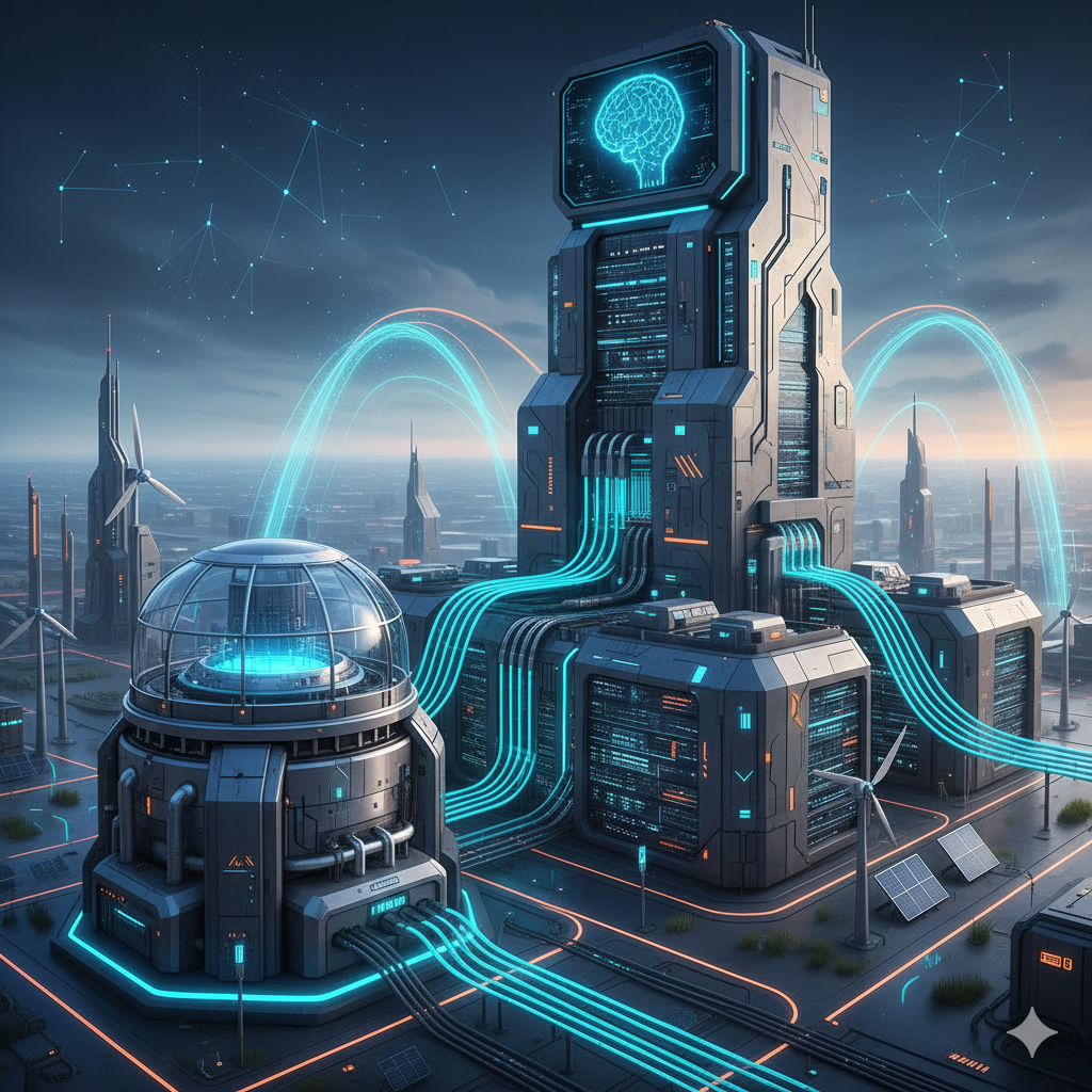 AI 데이터센터에 전력을 공급하는 SMR 소형 원자로