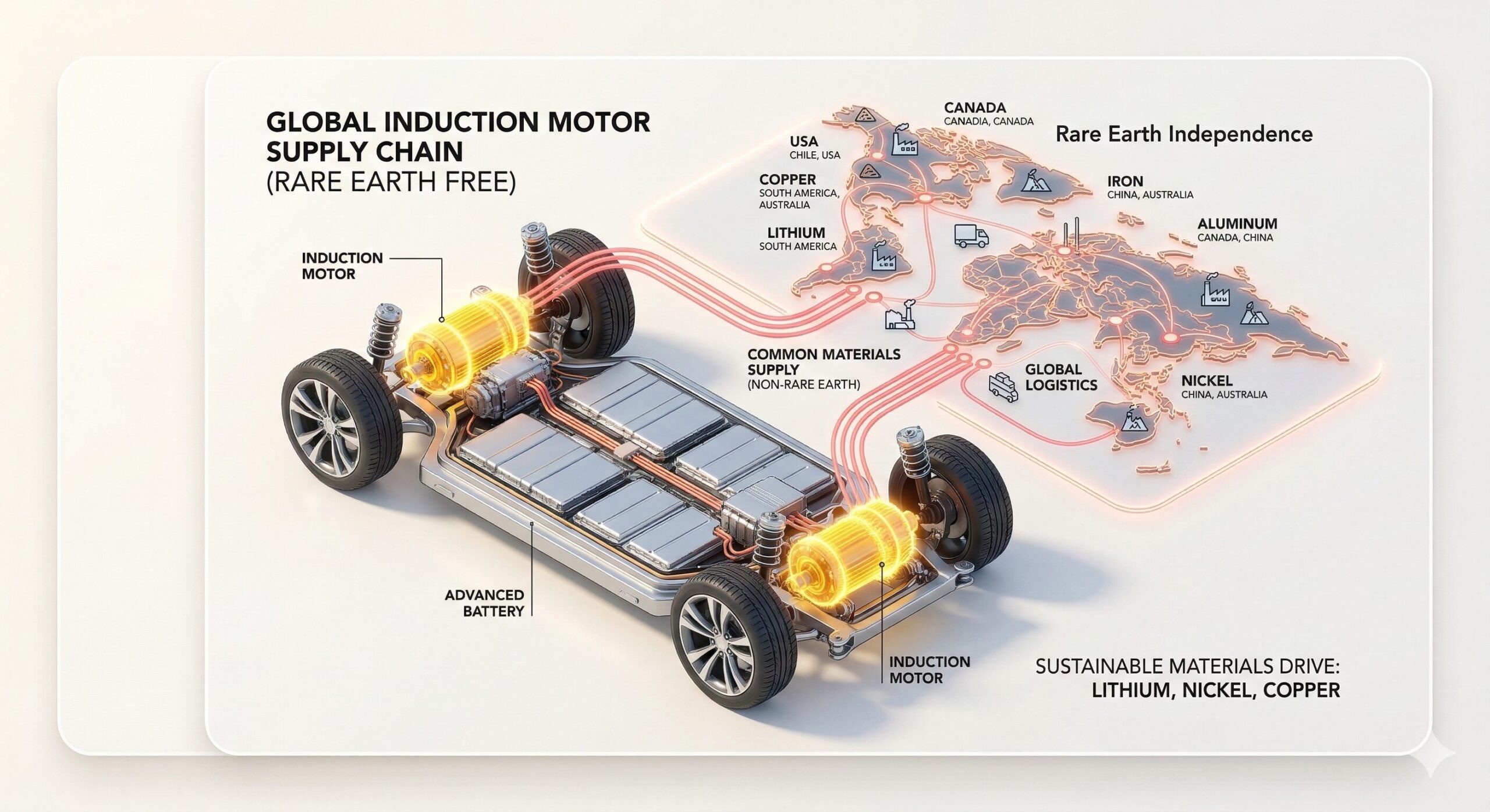 희토류 없는 전기차 모터 공급망 재편 청사진