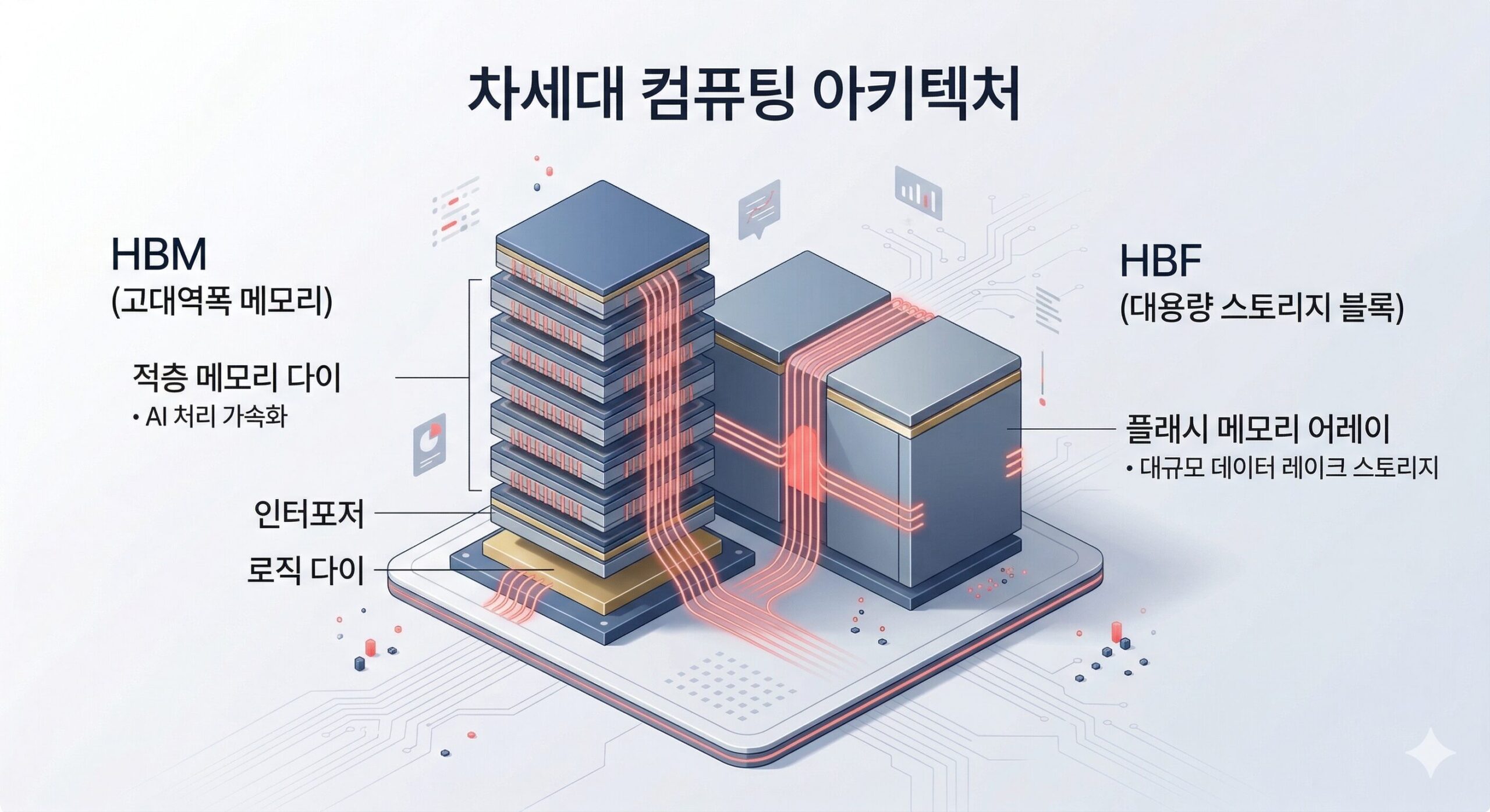 AI 시대 인간의 역할 HBM4와 HBF 메모리 패키징 경쟁